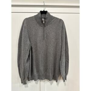 Brunello Cucinelli Cashmere 1/2 Half Zip Sweater Size 56(XXL)
